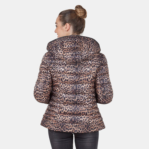 Plumífero de mujer con estampado animal print, Animal Plumífero de mujer con estampado animal print, Animal
